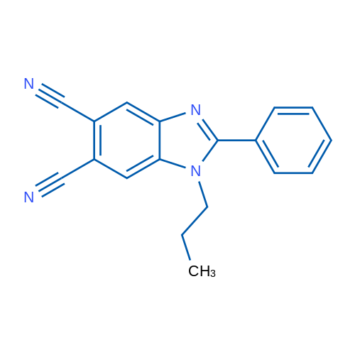 2-Phenyl-1-propyl-1h-benzoimidazole-5,6-dicarbonitrile 1g