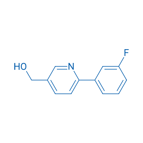 (6-(3-Fluorophenyl)pyridin-3-yl)methanol 250mg