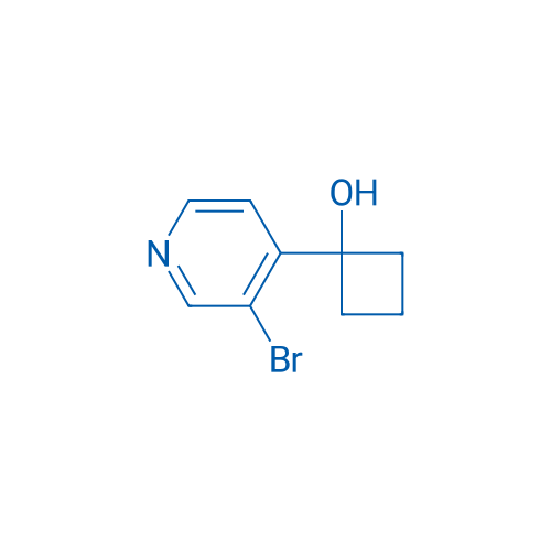 1-(3-Bromopyridin-4-yl)cyclobutanol 50mg