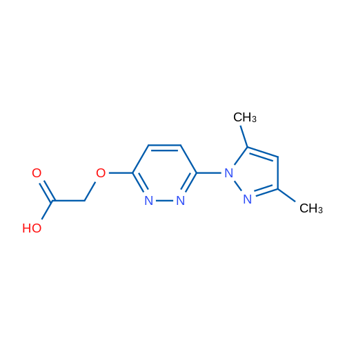 2-((6-(3,5-Dimethyl-1H-pyrazol-1-yl)pyridazin-3-yl)oxy)acetic acid 1g
