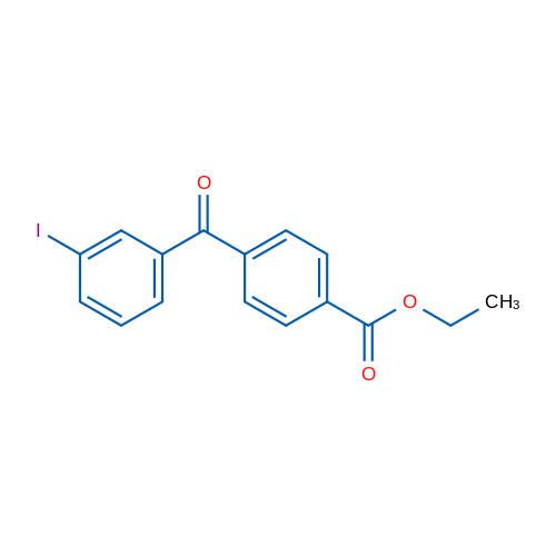 4-Ethoxycarbonyl-3'-iodobenzophenone 1g