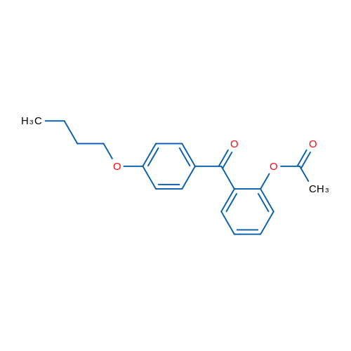 2-Acetoxy-4'-butoxybenzophenone 1g