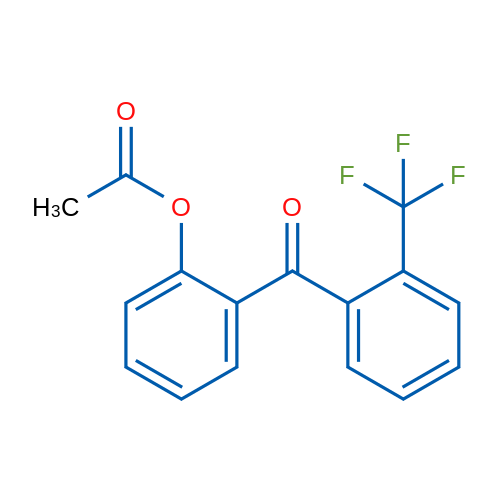 2-(2-(Trifluoromethyl)benzoyl)phenyl acetate 1g
