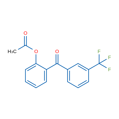 2-(3-(Trifluoromethyl)benzoyl)phenyl acetate 1g