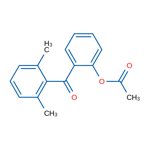 2-(2,6-Dimethylbenzoyl)phenyl acetate 1g