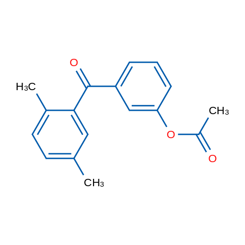 3-Acetoxy-2',5'-dimethylbenzophenone 1g