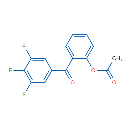 2-Acetoxy-3',4',5'-trifluorobenzophenone 1g