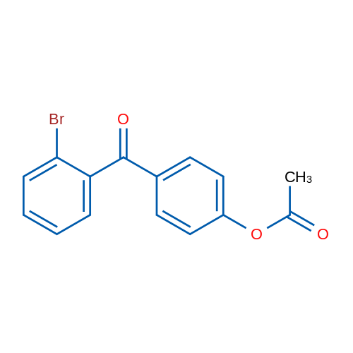 4-Acetoxy-2'-bromobenzophenone 1g
