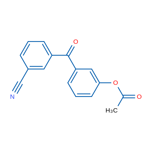 3-Acetoxy-3'-cyanobenzophenone 1g