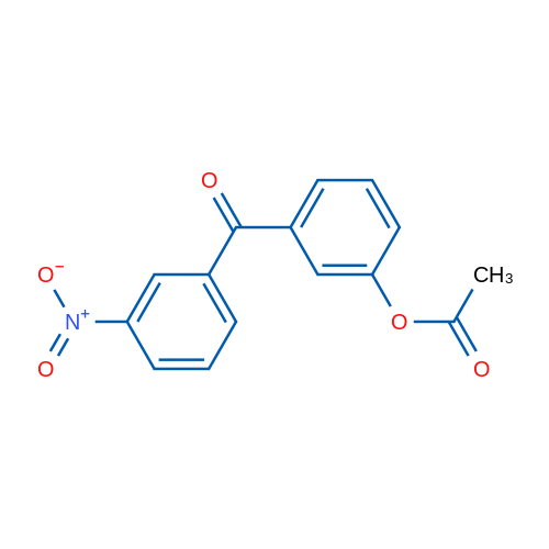 3-Acetoxy-3'-nitrobenzophenone 1g