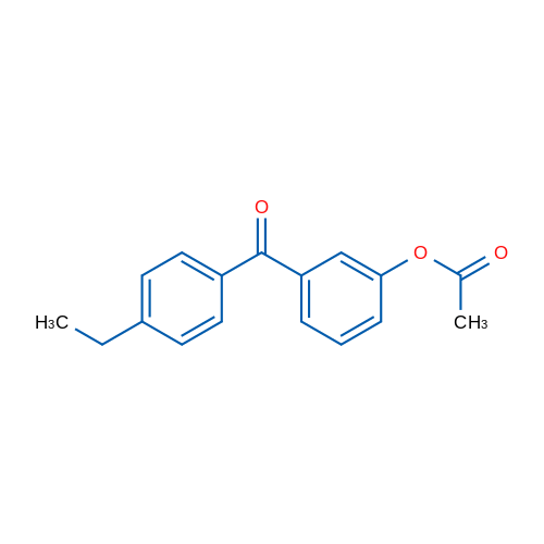 3-Acetoxy-4'-ethylbenzophenone 1g