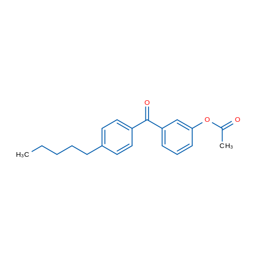 3-Acetoxy-4'-pentylbenzophenone 1g