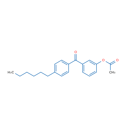 3-Acetoxy-4'-hexylbenzophenone 1g
