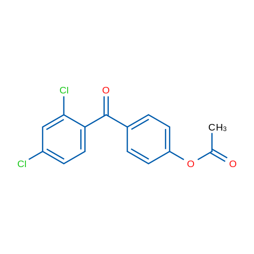 4-Acetoxy-2',4'-dichlorobenzophenone 1g
