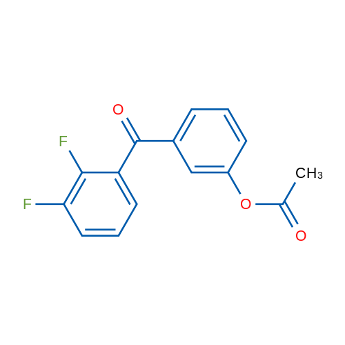 3-Acetoxy-2',3'-difluorobenzophenone 1g