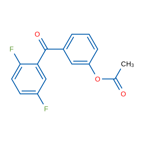 3-Acetoxy-2',5'-difluorobenzophenone 1g