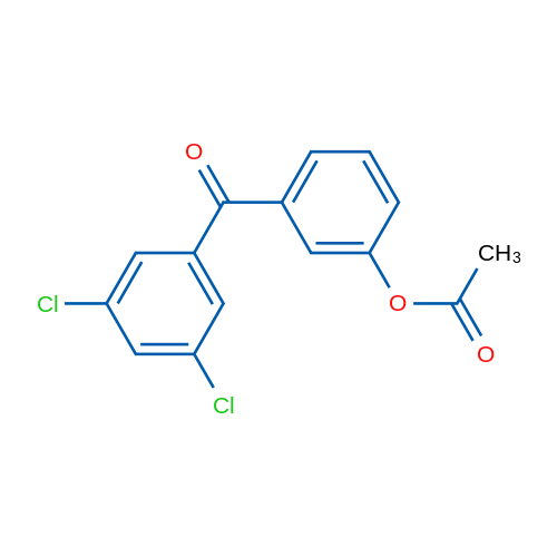 3-Acetoxy-3',5'-dichlorobenzophenone 1g