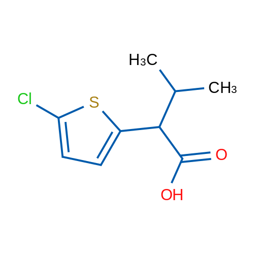2-(5-Chlorothiophen-2-yl)-3-methylbutanoic acid 1g