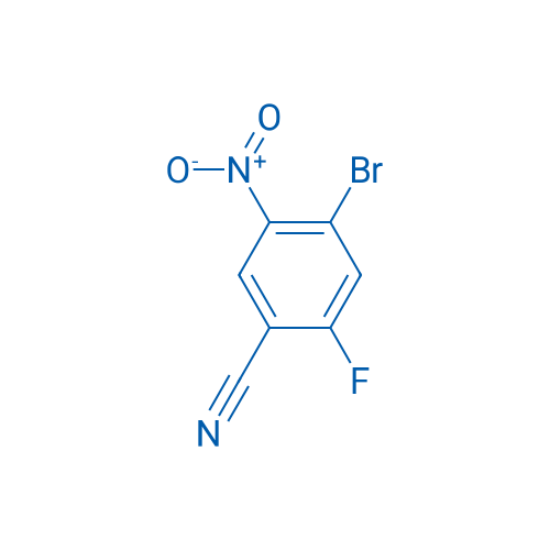 4-Bromo-2-fluoro-5-nitrobenzonitrile 250mg