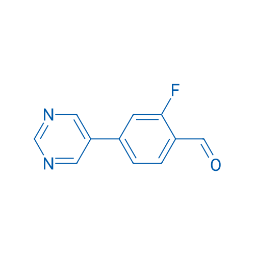 2-Fluoro-4-(pyrimidin-5-yl)benzaldehyde 1g