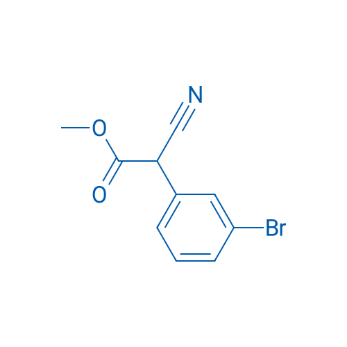 Methyl 2-(3-bromophenyl)-2-cyanoacetate 1g