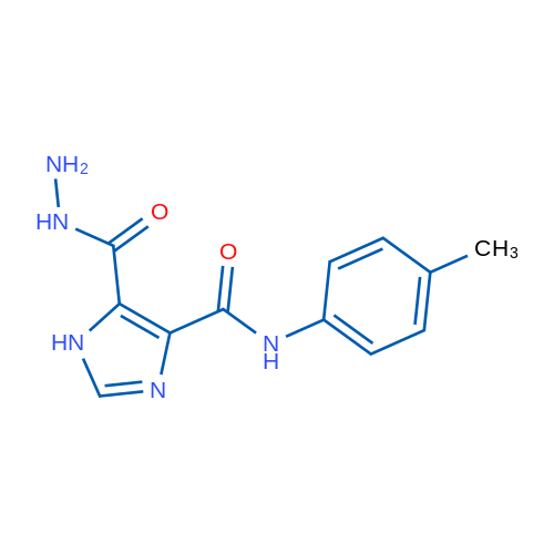 5-(Hydrazinecarbonyl)-N-(p-tolyl)-1H-imidazole-4-carboxamide 1g
