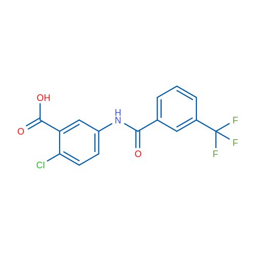 2-Chloro-5-(3-(trifluoromethyl)benzamido)benzoic acid 1g