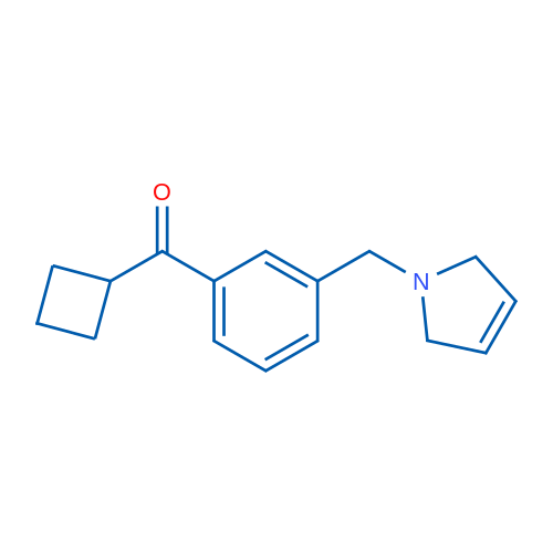 Cyclobutyl(3-((2,5-dihydro-1H-pyrrol-1-yl)methyl)phenyl)methanone 1g