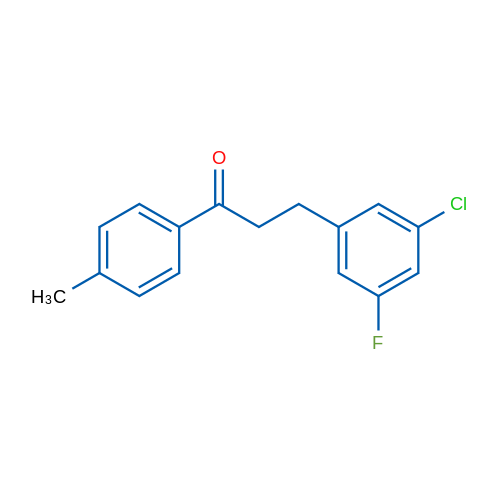 3-(3-Chloro-5-fluorophenyl)-4'-methylpropiophenone 1g