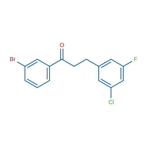 3'-Bromo-3-(3-chloro-5-fluorophenyl)propiophenone 1g