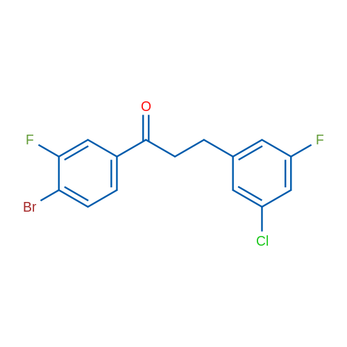 4'-Bromo-3-(3-chloro-5-fluorophenyl)-3'-fluoropropiophenone 1g
