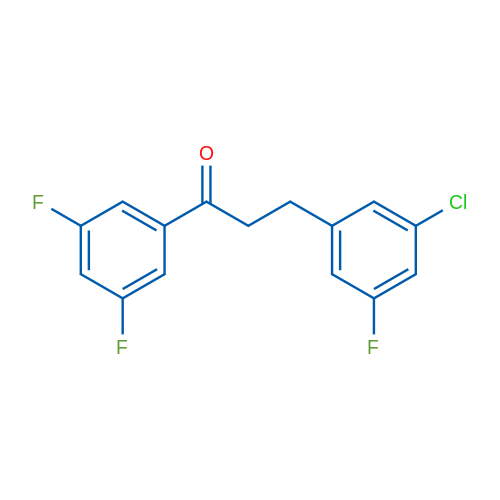 3-(3-Chloro-5-fluorophenyl)-3',5'-difluoropropiophenone 1g
