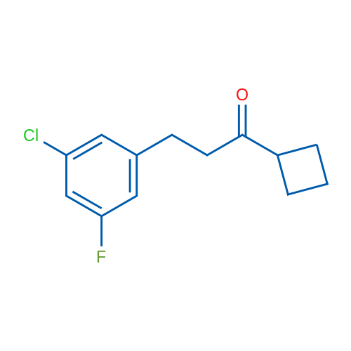 2-(3-Chloro-5-fluorophenyl)ethyl cyclobutyl ketone 1g