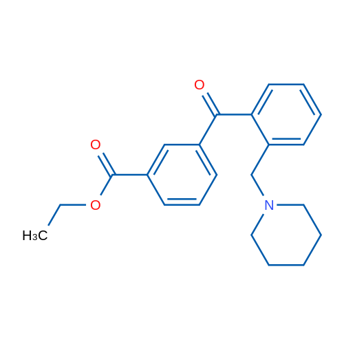 3'-Carboethoxy-2-piperidinomethyl benzophenone 1g