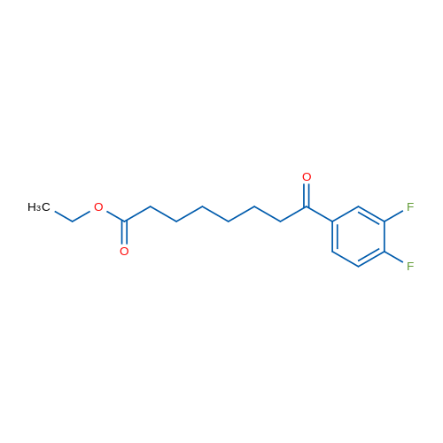 Ethyl 8-(3,4-difluorophenyl)-8-oxooctanoate 1g
