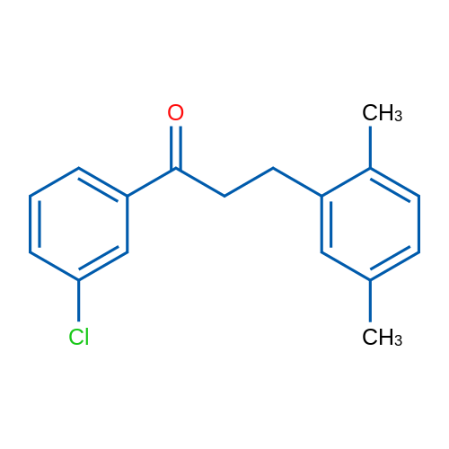 3'-Chloro-3-(2,5-dimethylphenyl)propiophenone 1g