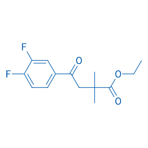 Ethyl 4-(3,4-difluorophenyl)-2,2-dimethyl-4-oxobutyrate 1g