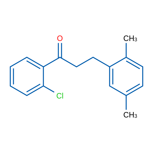 2'-Chloro-3-(2,5-dimethylphenyl)propiophenone 1g