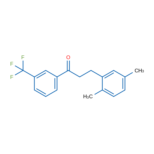 3-(2,5-Dimethylphenyl)-3'-trifluoromethylpropiophenone 1g