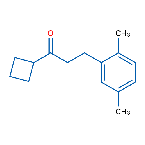 Cyclobutyl 2-(2,5-dimethylphenyl)ethyl ketone 1g