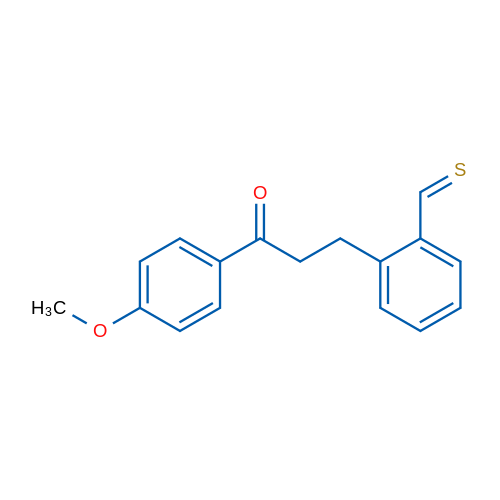 4'-Methoxy-3-(2-thiomethylphenyl)propiophenone 1g