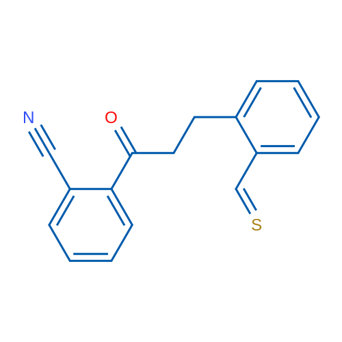 2'-Cyano-3-(2-thiomethylphenyl)propiophenone 1g