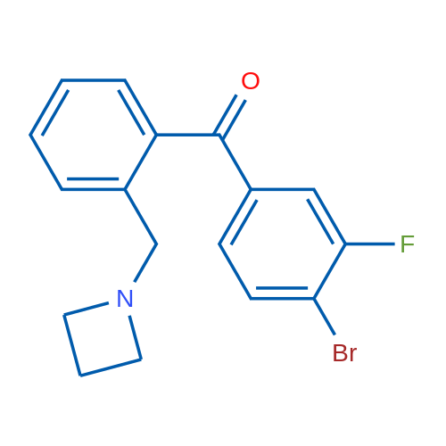 (2-(Azetidin-1-ylmethyl)phenyl)(4-bromo-3-fluorophenyl)methanone 1g