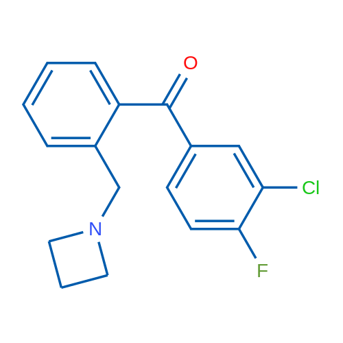 (2-(Azetidin-1-ylmethyl)phenyl)(3-chloro-4-fluorophenyl)methanone 1g