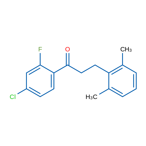 4'-Chloro-3-(2,6-dimethylphenyl)-2'-fluoropropiophenone 1g