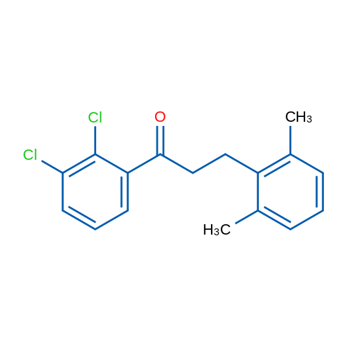 2',3'-Dichloro-3-(2,6-dimethylphenyl)propiophenone 1g