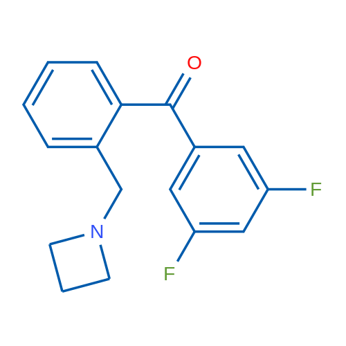 (2-(Azetidin-1-ylmethyl)phenyl)(3,5-difluorophenyl)methanone 1g