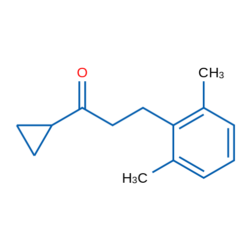 Cyclopropyl 2-(2,6-dimethylphenyl)ethyl ketone 1g