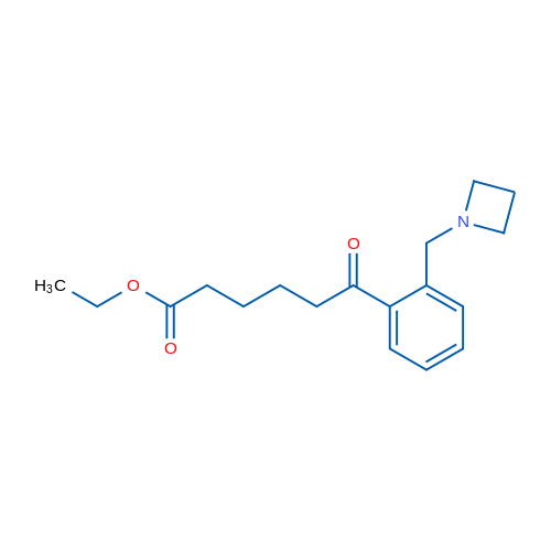 Ethyl 6-(2-(azetidin-1-ylmethyl)phenyl)-6-oxohexanoate 1g