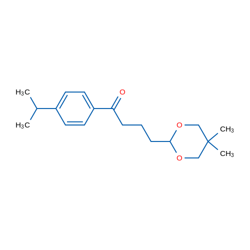4-(5,5-Dimethyl-1,3-dioxan-2-yl)-4'-isopropylbutyrophenone 1g